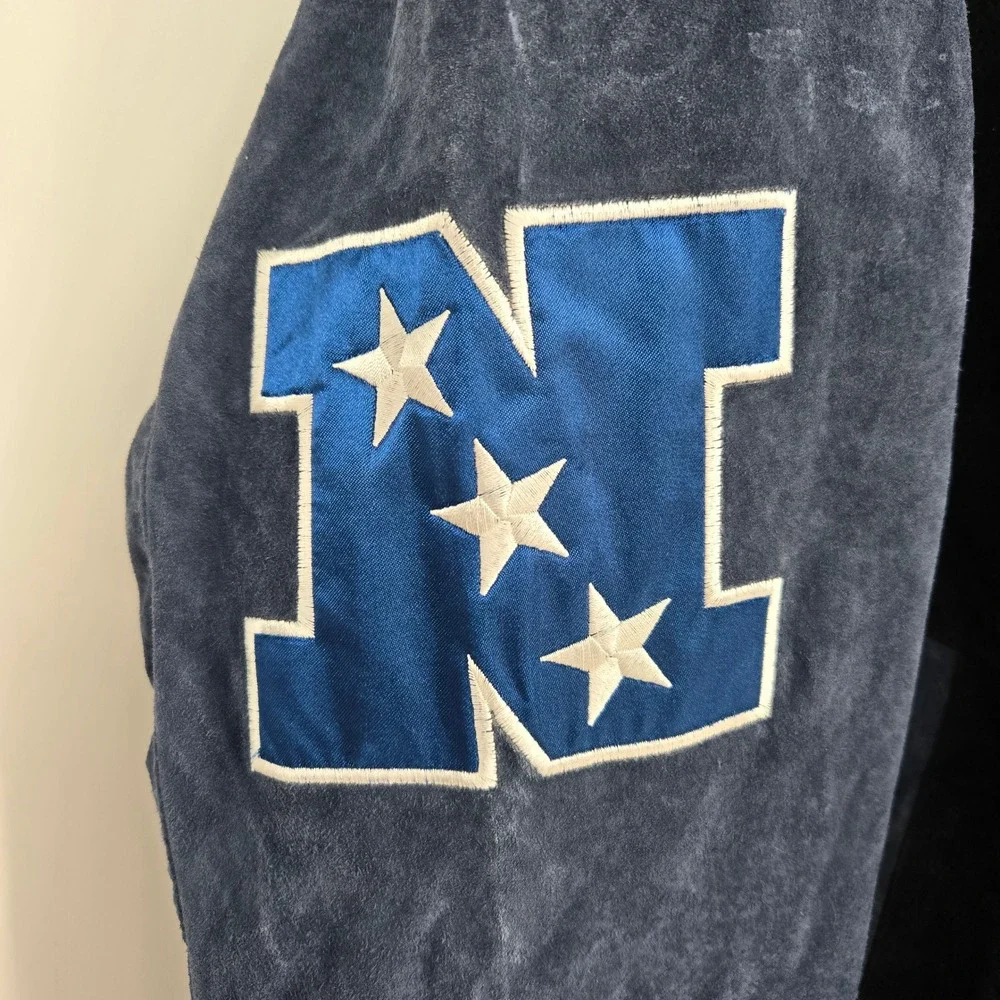 NWT Vtg Seattle Seahawks NFL Football Suede Varsity Letterman Jacket Mens XXL